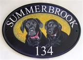black-labs-dogs-sign