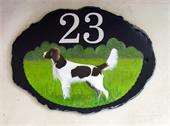 spaniel-house-plaque