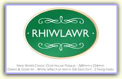 Click to View a Larger Image of this House Sign