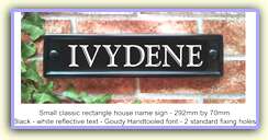 Click to View a Larger Image of this House Sign