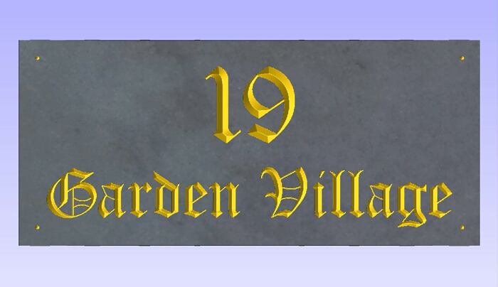 Click to See Next House Sign Image