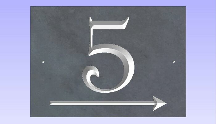 Click to See Next House Sign Image