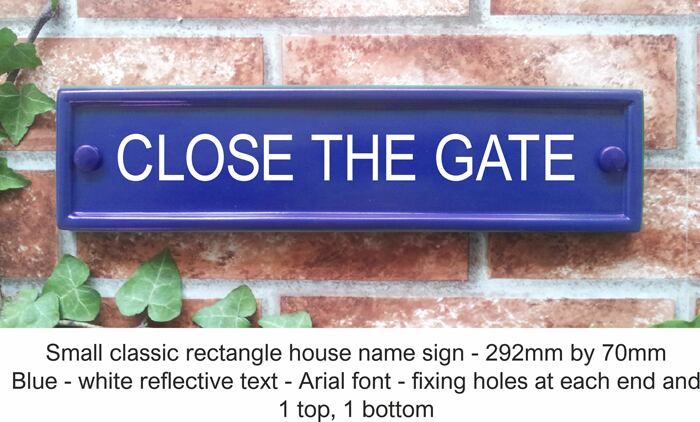 Click to See Next House Sign Image